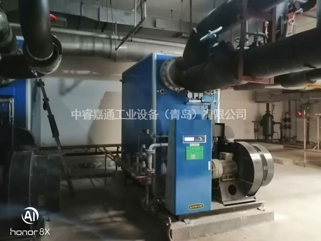 鍋爐換熱設備施工現場