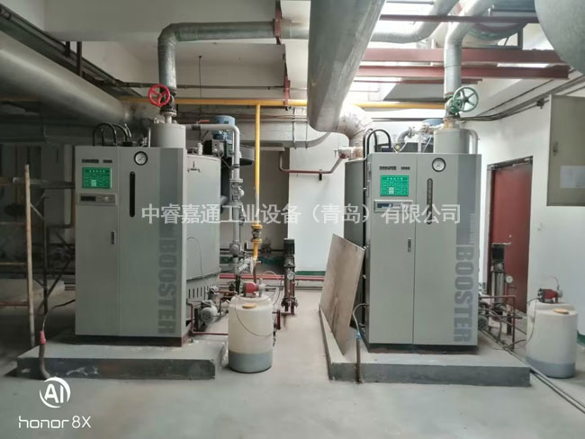 鍋爐換熱設備施工現場