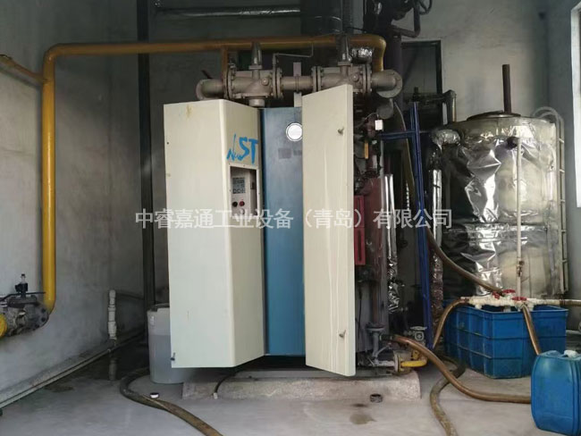 鍋爐換熱設備施工現場