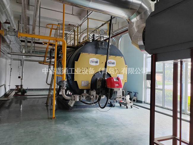 鍋爐換熱設備施工現場