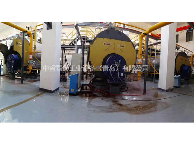 鍋爐換熱設備施工現場