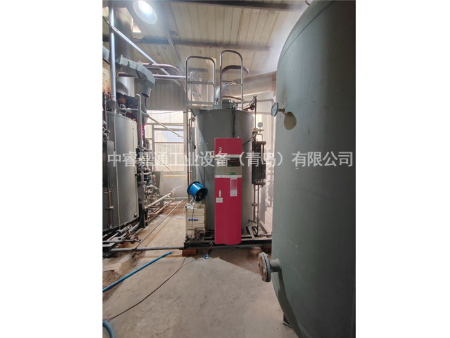 鍋爐換熱設備施工現場