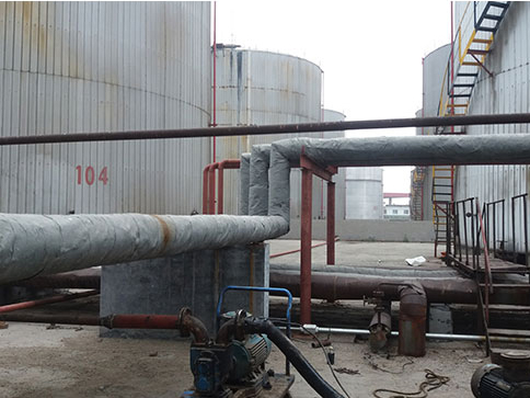 瀝青罐噴砂施工